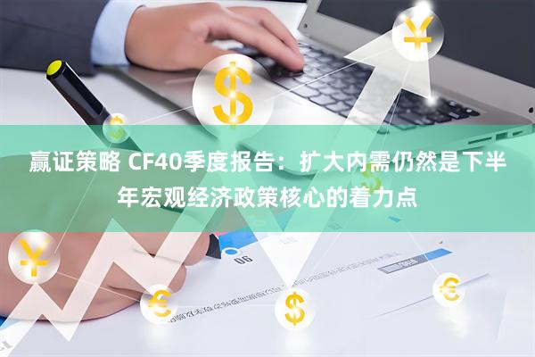 赢证策略 CF40季度报告：扩大内需仍然是下半年宏观经济政策核心的着力点
